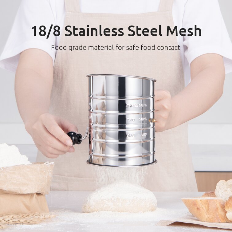 Cuisinart 4 Cup Stainless Steel Flour Sifter : Target