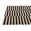 Tapis noir et blanc Ousley