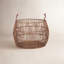 Sumatra Rattan Floor Storage Basket In Black-57641191-41290661