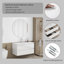 Meuble-lavabo de salle de bain avec lavabo-508443272
