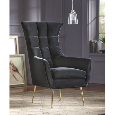 Upholstered Wingback Chair
