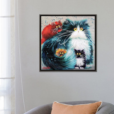" Purrenting " Graphic Art Print