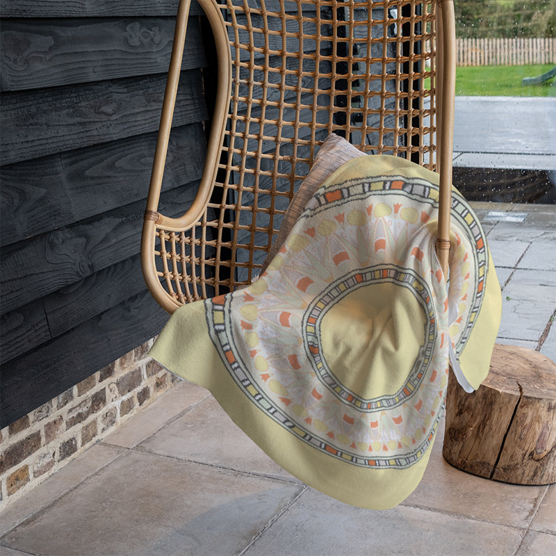 Richfield Throw Blanket, Yellow