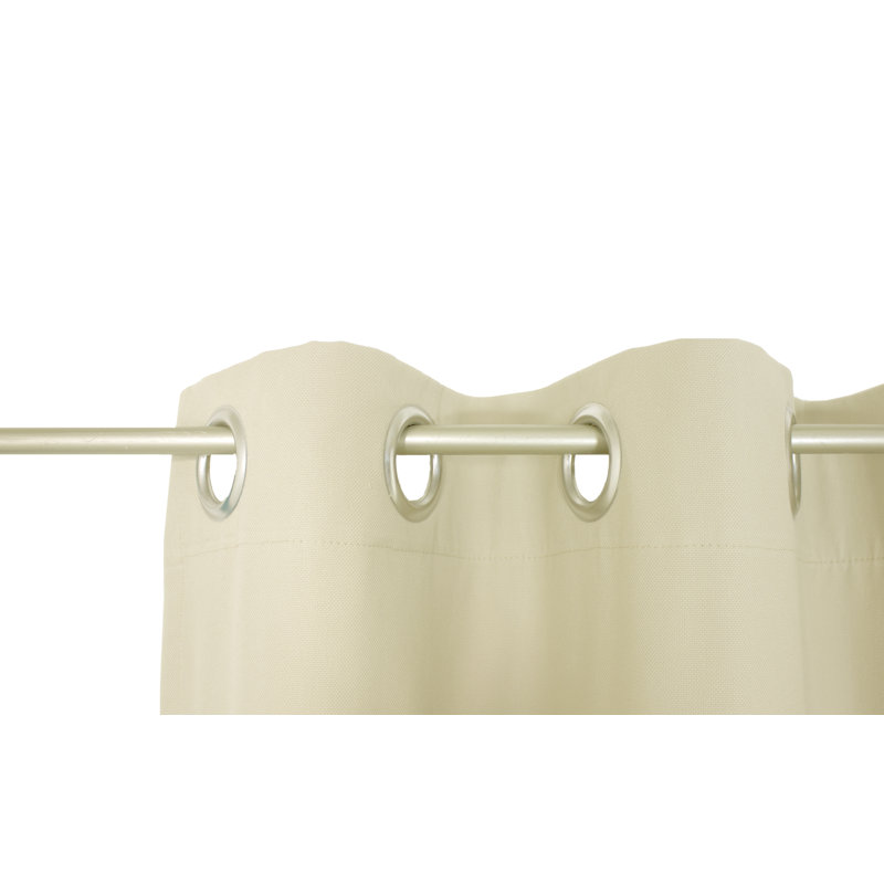 Eisenhauer Cotton Room Darkening Curtain Single Panel, Beige, 130cm Width x 260cm Drop