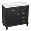 Meuble-lavabo 36 po avec comptoir en céramique-434777027