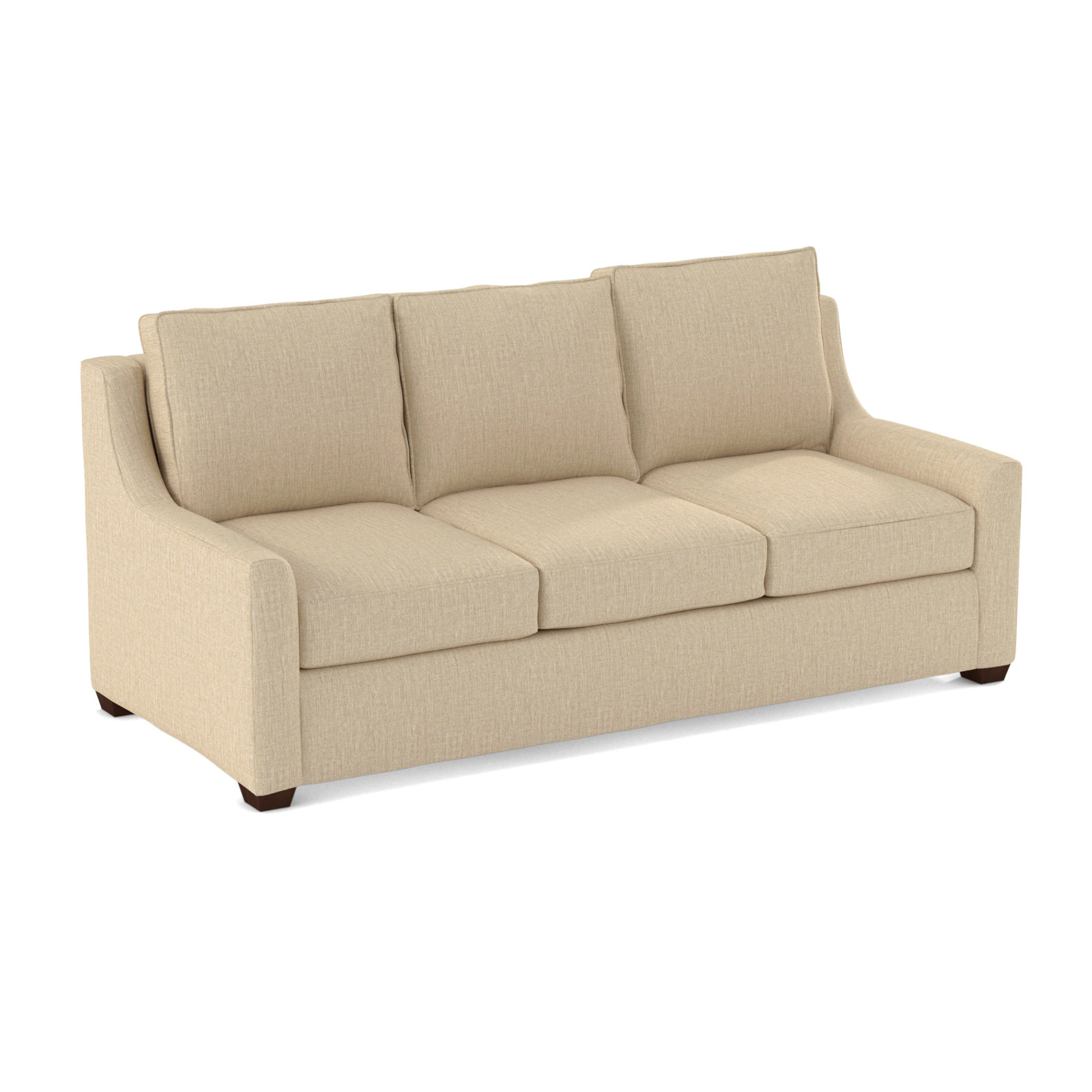 Gemi 80'' Upholstered Sofa, Canvas Flax Sunbrella® Canvas