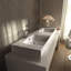 Lavabo mural Cento 3536 en blanc brillant et console murale Cento en noir mat