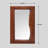 Beames Live Edge 36" Solid Wood Framed Wall Mirror