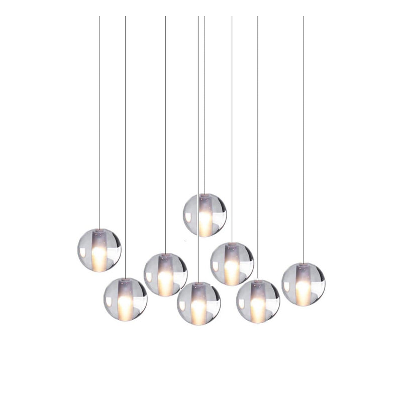Markward 8 - Light LED Cluster Pendant, White