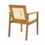 Chaise de salle à manger d'extérieur avec coussin Preston (ensemble de 2)