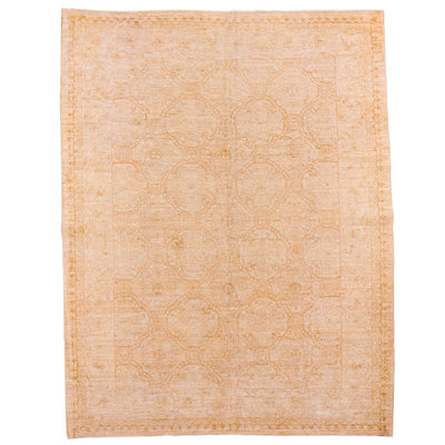 Tapis turc Oushak beige 7 x 9
