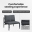 Vidaxl Garden Sofa Set 6 Pcs Anthracite Steel