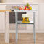 Table de préparation en acier inoxydable, 61 x 46 x 91 cm, capacité de charge de 272 kg, table de travail robuste en métal avec tablette inférieure et pieds réglables, poste de travail professionnel pour cuisine, restaurant, garage ou jardin.-90976185