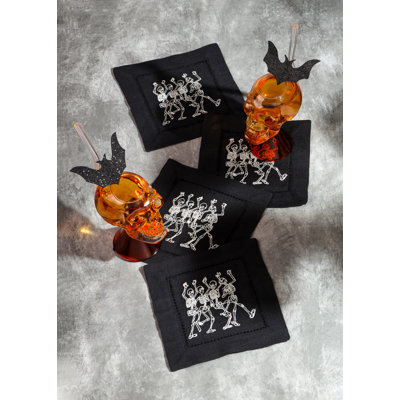 Skeleton Dance Cocktail Napkins