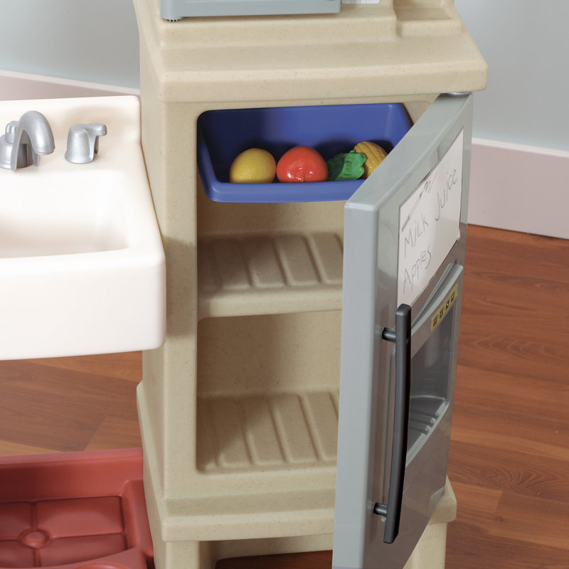 Heart of the Home Beige and Gray Play Kitchen Set