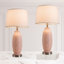 Modern Table Lamps,Transitional Table Lamp for Living Room, Contemporary Ceramic Table Lamp