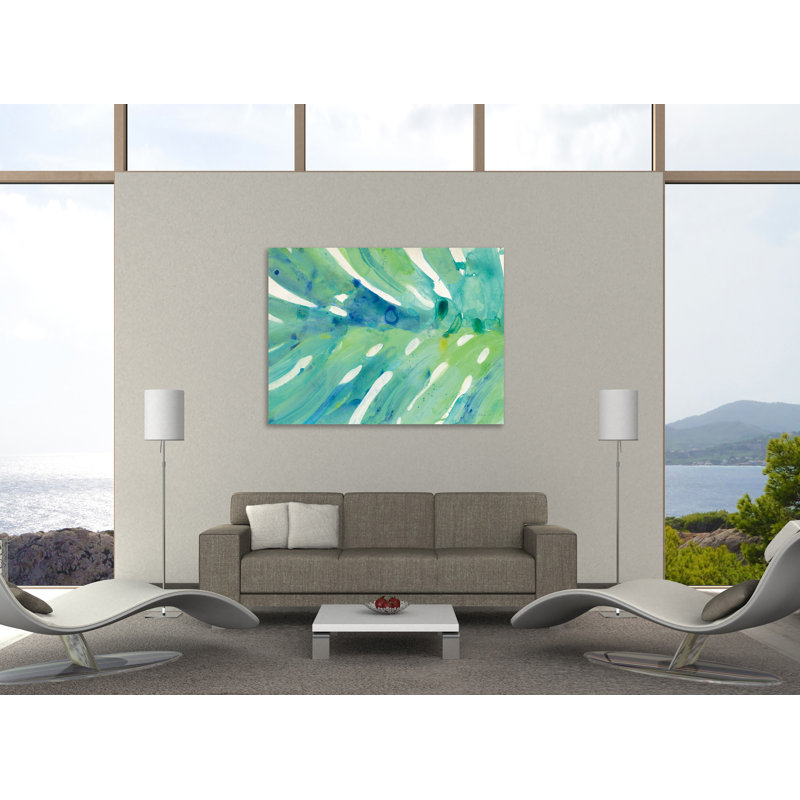 «Tropical Delight», toile tendue par Albena Hristova, H 12 po x l 16 po x P 1,5 po