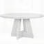 Table de salle à manger ronde Farmhouse - table de cuisine en bois pour 4 personnes, table de salle à manger-130910551
