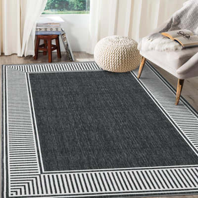 Tapis lavable Tapis modernes à bordures antidérapantes pliables pour salon, entrée, chambre à coucher, salle à manger, bureau à domicile