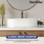 DeerValley 555 x 357 x 140mm Ceramic Oval Countertop Basin White Bathroom Above-Counter Sink Vessel Sink