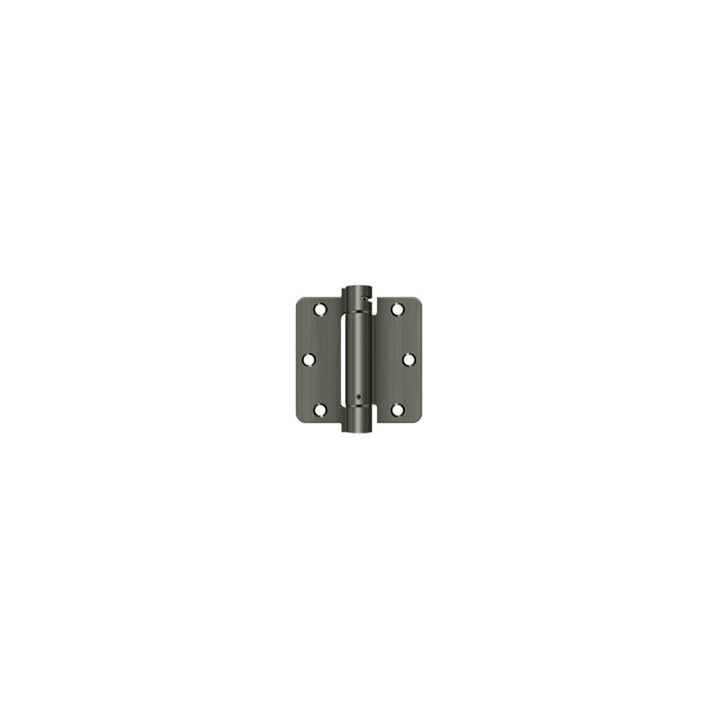 Steel Hinge, Antique Nickel