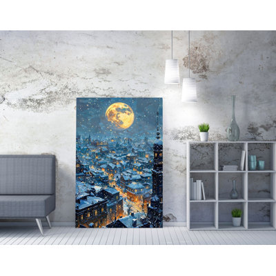Stunning Decorative Canvas Painting, 27.6 x 39.4 inches | 50% Cotton / 50% Polyester, Digital Printing on Canvas | Sturdy 0.8 x 0.8 inches Wooden Frame, Perfect for Living Room or Office Décor, Eye-Catching Wall Art