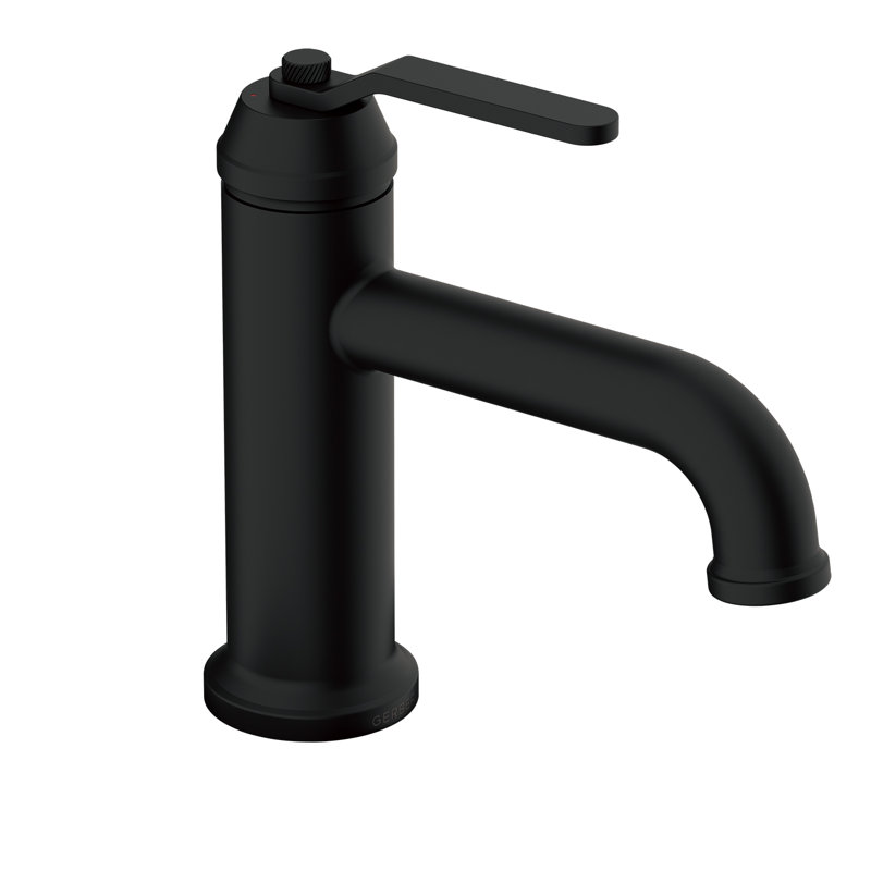 Robinet de salle de bain monocorps et monocommande Kinzie, Noir satiné