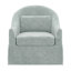 Fauteuil demi-tonneau pivotant avec coussin lombaire 30,3 po Martha-1206956447