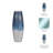 Patoma Modern Coastal Glass and Aluminum Decorative Vase with Sleek Metallic Accents and Contemporary Artisanal Design for Stylish Interior Displays-86748949-86748950