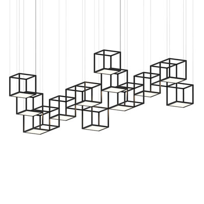 Cubix 12 - Light LED Chandelier