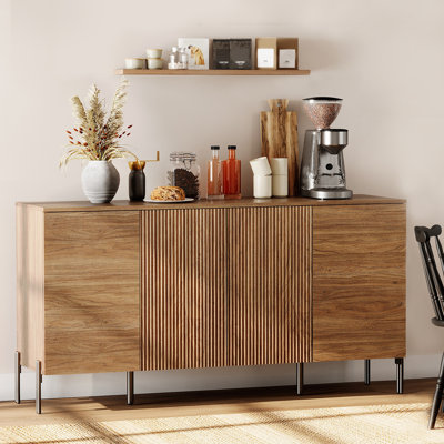 Laverda 61" Reeded 4-Door Sideboard