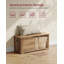 Chest, Bench, Blanket Box with 2 Safety Hinges, Shoe Storage, Farmhouse Style-830670950-830670953