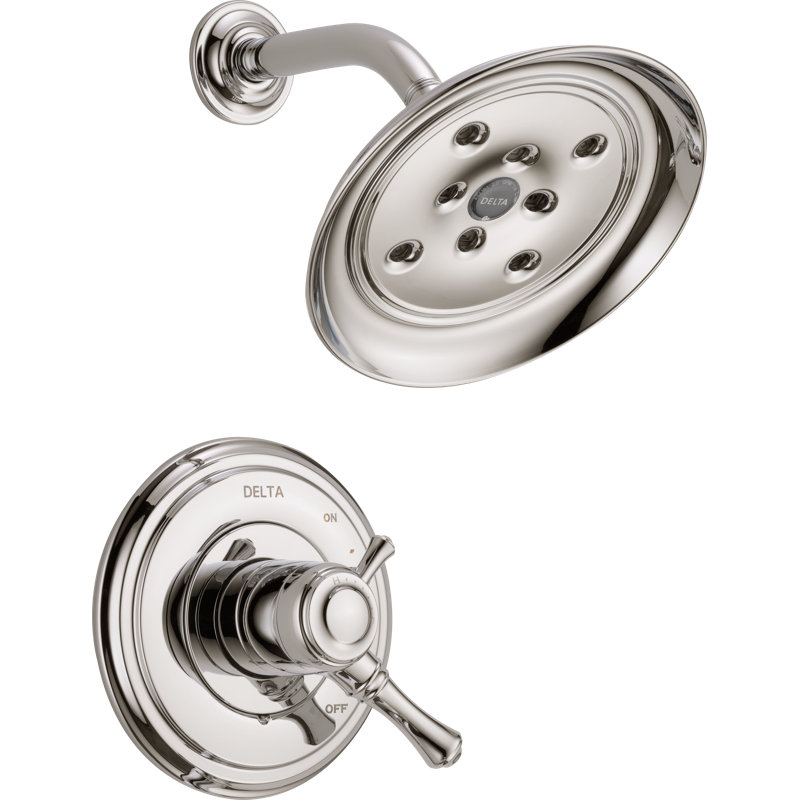 Cassidy Shower Faucet with H2okinetic Technology, Polished Nickel