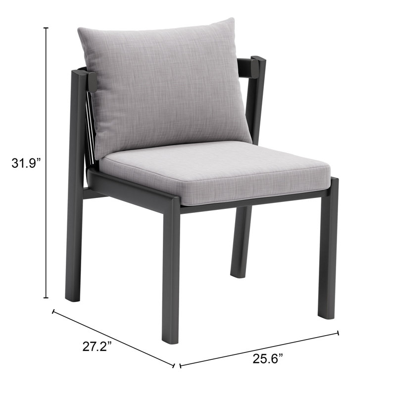 Ensemble de chaises de salle à manger Horizon (ensemble de 2) gris