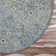 Floral Blue Handmade Traditional Natural Wool Indoor Area Rug