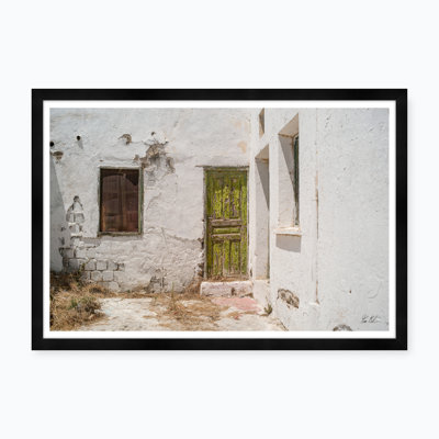 Green Door Framed Photographic Print