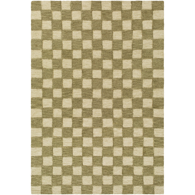 Tapis fait à la main Wright, Rectangulaire 2 pi x 3 pi