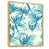Toile naturelle avec cadre flottant