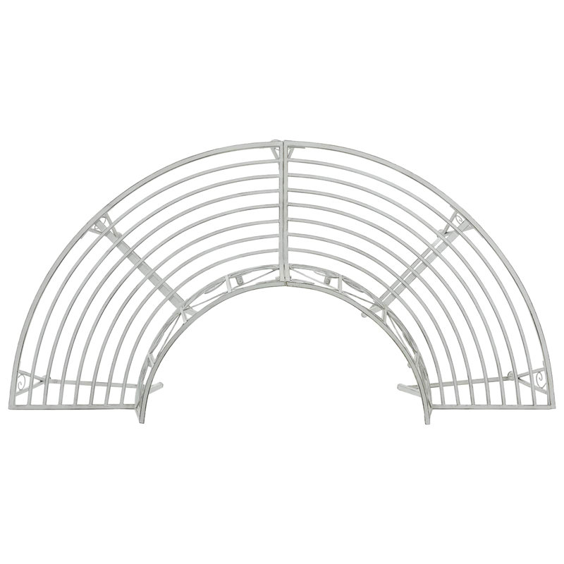 Outdoor Bench, Antique White