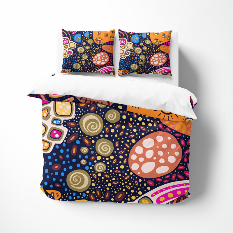 Abstract Duvet Cover, King Duvet Cover + 2 King Pillowcases