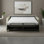 Grand matelas de canapé-lit 5 po (60 po x 78 po) à haute posture italienne de 5 po avec housse amovible et lavable (canapé-lit non inclus)