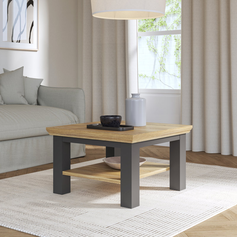 Pontypool Coffee Table with Storage, Grey