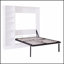 Lit escamotable avec canapé et tablettes Murphy, parfait pour les espaces de vie peu encombrants-2036968302