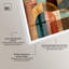 Contemporary Geometric Duo Shadowbox Print Abstract Boho Art Set by Art Remedy, Black Frame, 10 x 15-471230812-471230810