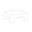 Renley Outdoor Square Coffee Table-681117775