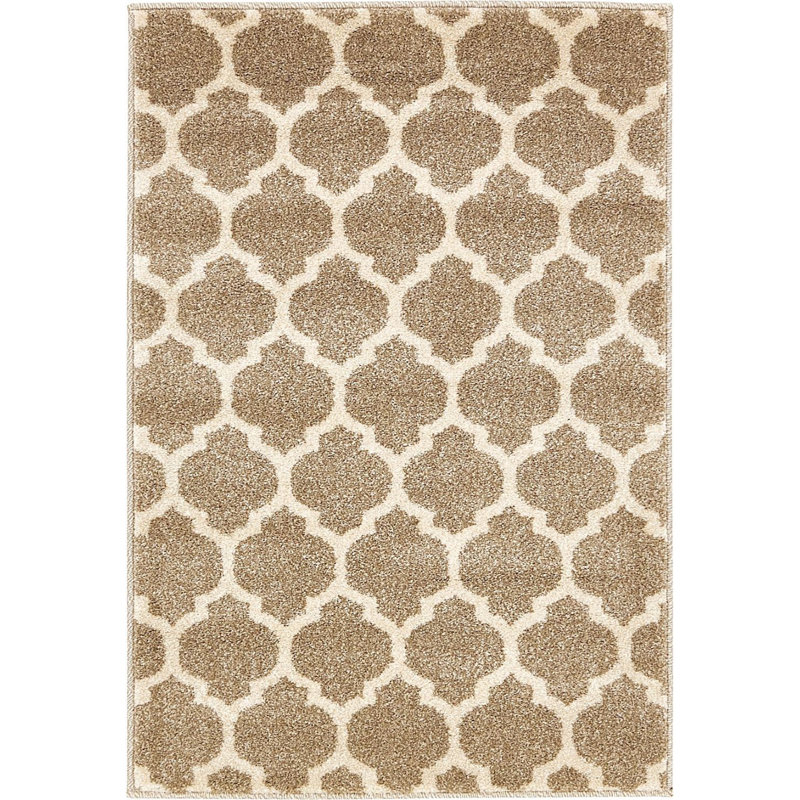 Tapis beige Cohleen, Rectangle 2 pi 2 po x 3 pi