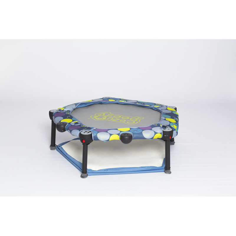 Toy Monster Round Kid / Toddler Trampoline with Handlebar
