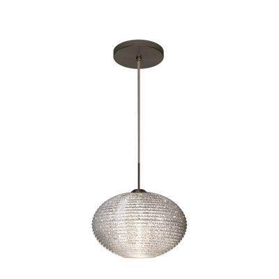 Luminaire suspendu sphérique 1 lumière Maryrose