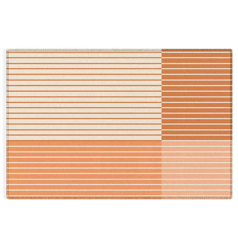 Tapis rectangulaire Isla avec envers antidérapant, Rectangle 4 pi x 6 pi