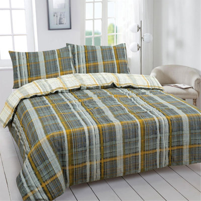 August Grove Lyman Cotton Blend Geometric Shapes Duvet Cover Set with Pillowcases